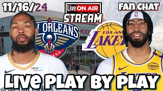 New Orleans Pelicans vs Los Angeles Lakers Live NBA Live Stream [upl. by Starling321]