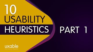 10 Usability Heuristics UX Part 1 of 3 Interesting examples [upl. by Avot139]