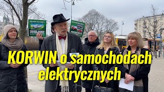 Janusz KorwinMikke o samochodach elektrycznych [upl. by Elmore]