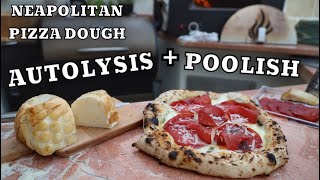 HOW TO MAKE AUTOLYSIS  POOLISH NEAPOLITAN PIZZA DOUGH [upl. by Dreyer]