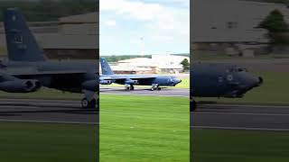 B52 Stratofortress touches down at United Kingdom [upl. by Sillert]