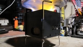 3 Folding Firebox Nano  Mini Trangia  Boil Test1 [upl. by Nocaed]