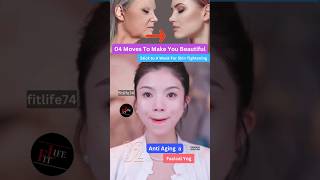 04 Moves To Make You Beautiful yoga facialyoga facelift korean wrinkles antiaging shorts [upl. by Eirrac1]