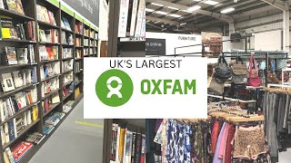 THRIFT WITH ME  UKS LARGEST OXFAM amp HAUL [upl. by Berger]