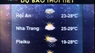 VTV4 Vietnamese News  Weather forecast  Ending [upl. by Walli]