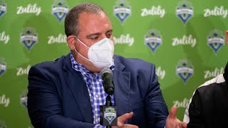 Interview Garth Lagerwey on the state of the roster for 2022 [upl. by Pinzler]