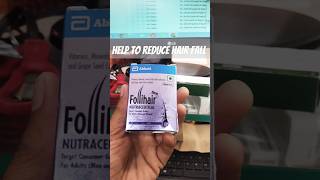 Follihair tablet help to reduce hair fall stimulate hair growth amp suitable for all hair type [upl. by Dnartreb]