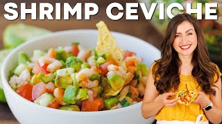 Quick and Easy SHRIMP CEVICHE Recipe [upl. by Unam]