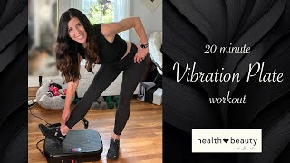 20 Minute Vibrating Plate Workout [upl. by Heigl]