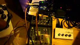 Behringer MX400 Micromix 4 Channel unboxing and connecting to Behringer Xenyx 502 [upl. by Rustice51]