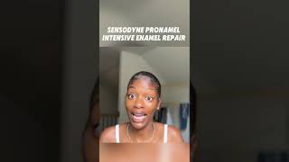 Sensodyne Pronamel Intensive Enamel Repair dentist review shorts [upl. by Atterrol]