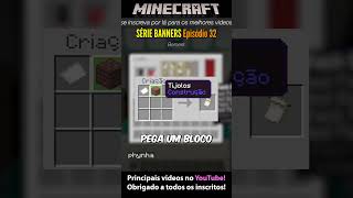 Série Banners  32  Berserk  TUTORIAL Como fazer banners no Minecraft [upl. by Yborian757]