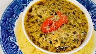 Thière Mboum moringa soup with Senegalese rice couscous [upl. by Hilliary]