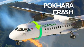 How Yeti Airlines Plane CRASHED In Pokhara [upl. by Ylrbmik192]