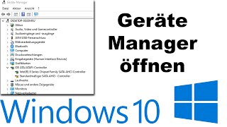 Windows 10 Geräte Manager öffnen Treiber installieren amp deinstallieren [upl. by Dronel]