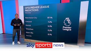 Opta predict Manchester City will be champions amp Burnley Sheffield United amp Luton will be relegated [upl. by Mungovan699]