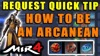 MIR4  How to Be an Arcanean  Find Angelic Herb in the Crevices Guide Request Quick Tip [upl. by Esta]