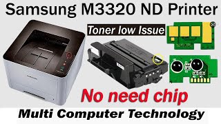 samsunng 3320 nd SLM 2620 2625 2820 2825 2830 2835printer toner low issue amp Duplex Tray not working [upl. by Lani]