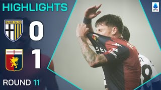 PARMAGENOA 01  HIGHLIGHTS  Pinamonti halts Genoa’s losing streak  Serie A 202425 [upl. by Esinaej]