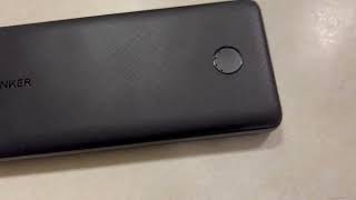 Anker Charger PowerCore Slim 10000  Review and Controls [upl. by Ardnat]