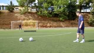 Lionel Messi Amazing Freekick Goal in Training  HD [upl. by Nauj]