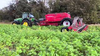 Regenerative Farming Horsch Avatar JohnDeere 8530 [upl. by Ayanaj421]