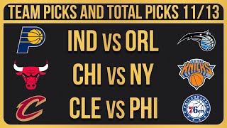 NBA Picks Today 11132024  NBA Picks and Predictions NBA Bets Today [upl. by Haines]