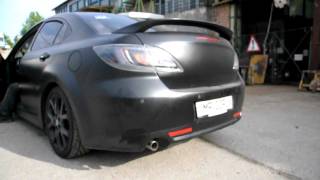 Custom Exhaust system Mazda 6 GH 25L [upl. by Idnahk]