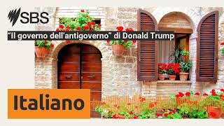 “Il governo dell’antigoverno” di Donald Trump  SBS Italian  SBS in Italiano [upl. by Bozovich600]