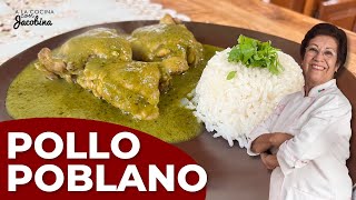 Como hacer pollo con salsa de chile poblano [upl. by Hanson994]