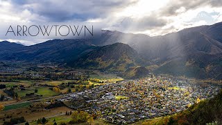 Peak Autumn Walk Around Arrowtown New Zealand  Bathe In Vibrant Autumn Colors Binaural 4K [upl. by Akamahs]