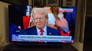 🇺🇸 Trump appears in public for the first time since the assassination attempt [upl. by Dekeles]