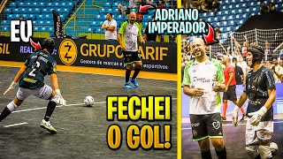 DIA EM QUE JOGUEI FUTSAL COM O ADRIANO IMPERADOR E TOMEI GOL DELE [upl. by Nnel]