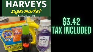 Harvey’s Supermarket I paid 74 for Tide Simply pods amp 89 for Tide Simply Detergent [upl. by Auhsuoj]