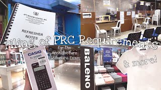 Board exam preparation  Vlog 16  Filing of PRC requirements for the Architecture Licensure Exam [upl. by Ellenet]