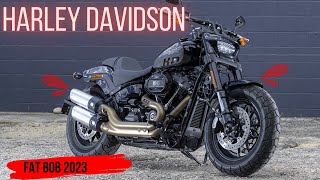 Harley Davidson Fat Bob 2023  Prueba y Opiniones [upl. by Eerb]