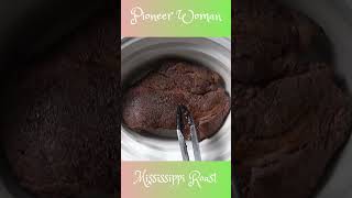 Delicious Mississippi Roast Recipe by Pioneer Woman A Mouthwatering Slow Cooker Classic [upl. by Mina]