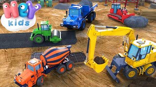 Camion Tracteur pour enfants voiture apprendre les couleurs train [upl. by Pack]