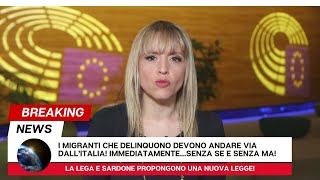 LA SARDONE PROPONE UNA NUOVA LEGGEI MIGRANTI DELINQNTI VANNO SUBITO RMPATRIATICOSA NE PENSATE [upl. by Lyns]