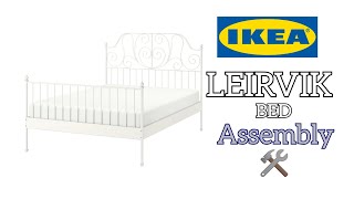 IKEA LEIRVIK Bed Assembly [upl. by Adnoek]