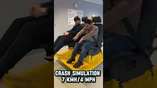 Crash Simulation 7 kmh 45 mph by MrTraffiQ For educational purposes only [upl. by Euqina391]