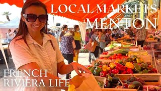 Walking in Menton French Riviera 4k French local markets French Lifestyle What to do in France [upl. by Mharg126]