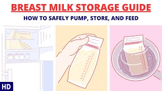 How to Safely Store Your Liquid Gold Breast Milk Storage Guide [upl. by Sinnod878]