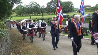 Mountjoy Pipe Band  Mountjoy Orange Service 2022 4 [upl. by Gerda]