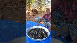 River Fish Fry  Snakehead Fish Cleaning and cooking  Food fun village shorts [upl. by Margarete]