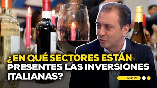 ¿Cómo van las inversiones italianas en el Perú ECONOMIAXTODOS  ENTREVISTA [upl. by Enelyam289]