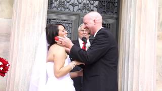 Funny Wedding Moment  Kid Grossed out by first kiss [upl. by Lazaro142]