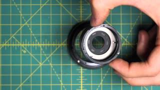 Minolta MD WRokkor 28mm f28 Lens Disassembly [upl. by Aivataj]