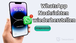 Gelöschte WhatsApp Nachrichten wiederherstellen amp lesen  iOS  Android [upl. by Branham]