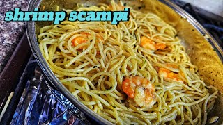 making shrimp scampi pasta for the first time [upl. by Coyle]